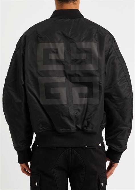 givenchy black quilted bomber jacket i|givenchy reversible denim bomber.